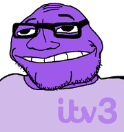 bald chin glasses itv itv_3 logo smirk soyjak stubble subvariant:lakuse transparent_background variant:smugjak wrinkles // 600x640 // 15.1KB