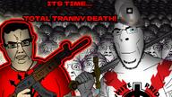 falangism fascism looking_at_you muscular_male nucleo_nacional red_shirt spain tranny variant:bernd variant:chudjak variant:cobson // 1280x720 // 789.0KB