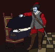 captain_gem classical_art_parody qa_(4chan) variant:feraljak variant:soyak // 1600x1535 // 132.1KB