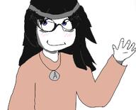 beanie blue_eyes blush clothes eyelashes hair necklace soy soyjak soylent variant:soytan // 1200x967 // 175.8KB