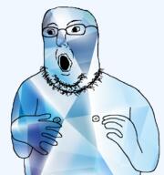 arm gem glasses hand nipple open_mouth soyjak stubble variant:norwegian // 723x770 // 353.8KB