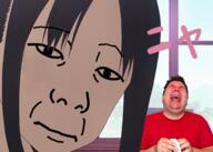 anime brown_hair crying face japanese_text kaguya_sama_love_is_war kuz looking_at_you mouth_open nikocado_avocado nya open_mouth red_shirt school shinomiya_kaguya sitting ugly variant:kuzjak // 1515x1080 // 1.7MB