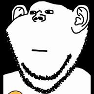 arm closed_mouth cup eating glasses hamburger hand open_mouth soda soyjak stubble variant:impish_soyak_ears video // 640x640, 20.8s // 1.5MB