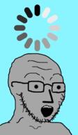 glasses grey grey_skin loading npc open_mouth soyjak stubble subvariant:npc_soyak variant:soyak // 932x1604 // 376.8KB