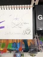 closed_mouth draw glasses inflation_fetish internet_is_leaking irl pencil sega shadow_the_hedgehog smile sonic sonic_the_hedgehog soyjak soyteen stubble text thumbs_up variant:a24_slowburn_soyjak wojak_repair // 3472x4624 // 5.1MB