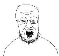 beard big_head glasses open_mouth template variant:unknown // 984x950 // 19.5KB