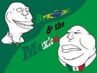 background bird brazil collar flag:brazil flag:mexico hand lips looking_at_each_other mexico nervous parody snake steamed_hams subvariant:brazilmutt sweating text the_simpsons variant:meximutt // 512x384 // 33.8KB