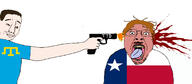2soyjaks astrofene_(namefag) blood brown_eyes chud chudnater2(namefag) crimean_tatar flag:crimean_tatar flag:texas flag:turkiye glasses gun gunshot hair happy holding_gun holding_object open_mouth red_skin smile stubble texanigger texas tongue total_nigger_death total_texan_death ttd variant:bernd variant:chudjak white_skin // 1672x734 // 345.1KB