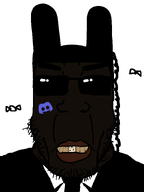 agent black_necktie black_suit central_intelligence_agency circus_2_(namefag) clothes discord discord_logo_facial_mark domino ear earpiece facial_mark federal_bureau_of_investigation fnf_pedo glasses jax_(the_amazing_digital_circus) jax_pedo lips necktie nigger overalls pedophile subvariant:chudplier suit sunglasses teeth the_amazing_digital_circus tooth variant:chudjak variant:markiplier_soyjak // 600x800 // 16.7KB