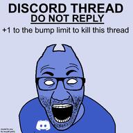 blue_skin discord glasses open_mouth soyjak stubble text variant:el_perro_rabioso // 500x500 // 31.6KB