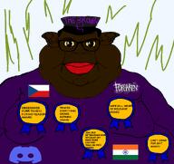 admiral_avvakened_(namefag) award brown_skin clothes czechia discord flag hat india meta:namefags meta:snca_cord_drama red_eyes smell subvariant:branigger taihou_won variant:brandon // 1675x1583 // 196.0KB