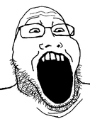 bald glasses markiplier open_mouth teeth_showing template transparent transparent_background variant:markiplier_soyjak2 // 645x973 // 131.3KB
