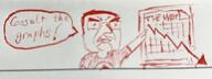 art closed_mouth clothes drawing flag:nazi_germany glasses graph nazism pencil_drawing pointing real_life red shirts speech_bubble text the_west_has_fallen traditional_media tshirt variant:chudjak // 3024x1132 // 478.9KB