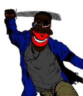 aliased biting_lip black_skin bloodshot_eyes body chopped_ahh_nigga comic crying distorted horny jason_voorhees machete red_lips subvariant:hornycuck subvariant:hornyson subvariant:jartycuck subvariant:patrick teeth transparent_background variant:chudjak variant:cobson // 867x1000 // 42.5KB