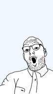 bald black_and_white damiensoylash glasses open_mouth template variant:unknown // 720x1280 // 42.4KB