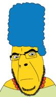 blue_hair long_hair marge marge_simpson neutral stubble variant:cobson yellow_skin // 800x1400 // 47.4KB