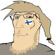 blonde_beard chad finland finnish_flag flag:finland muscular_male nord nordic soyjak subvariant:finnishmutt // 459x459 // 93.3KB