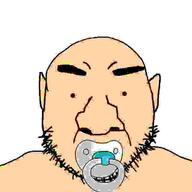 baby beard ear low_quality pacifier stubble variant:quanjak // 640x640 // 30.3KB