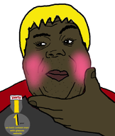 1_year_on_bald_men_with_glasses_website award badge blond brown_skin subvariant:hunky_twink_sex_machine thinking variant:alicia wig yellow_hair // 1253x1486 // 604.7KB