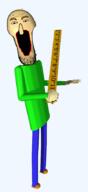 arm autism baldi baldis_basics clothes hand holding_object open_mouth ruler soyjak stubble variant:markiplier_soyjak video_game white_skin // 416x904 // 78.3KB