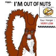 brown_hair crying health_bar hungry its_over minecraft nuts skinny starving subvariant:feralsquirrel text variant:feraljak // 1024x1024 // 459.0KB