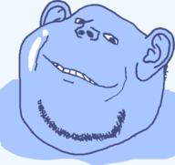 closed_mouth ear ice ice_cube melting series:objakt smile soyjak stubble variant:impish_soyak_ears water // 669x631 // 17.0KB