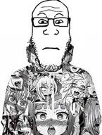 ahegao ahegao_hoodie ironic_weeb_hoodie manga neutral subvariant:neutralplier variant:markiplier_soyjak white_background // 750x990 // 89.6KB