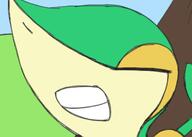 ack animated clenched_teeth clothes drawn_background full_body hanging open_mouth pokemon rope snivy sound soyjak thumbnail_bait tongue tranny tree unova variant:bernd video video_game // 1512x1080, 31.3s // 3.9MB