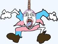 ack bunguee_zombie glasses hanging open_mouth plants_vs_zombies purple_hair stubble tranny troon variant:bernd zombie // 735x564 // 88.5KB