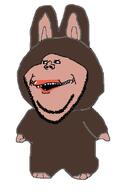 brown_fur brown_skin labubu open_mouth stubble subvariant:impish_amerimutt teeth_showing variant:impish_soyak_ears // 379x624 // 26.5KB
