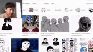 doomer laughing markiplier nordic_chad npc smile variant:markiplier_soyjak variant:wojak // 640x360, 37s // 1.9MB