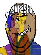 barneyfag cartoon dreamworks_face glasses marge_moment marge_simpson smile smug soyjak stubble subvariant:wholesome_soyjak the_simpsons variant:gapejak // 600x800 // 132.9KB