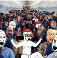beard clothes glasses hat holding_object irl mario multiple_soyjaks nintendo nintendo_labo nintendo_switch open_mouth plane soyjak stubble underpants variant:gingerbeard variant:hot_sauce variant:husbandwife variant:israeli_soyjak variant:soyak variant:stresscasts video_game wojak // 720x736 // 813.1KB