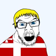 blue_eyes clothes country cross flag flag:volhynian_oblast glasses hair mustache oblast open_mouth soyjak stubble teeth transparent transparent_background ukraine variant:feraljak volhynian_oblast yellow_hair // 1500x1500 // 39.5KB