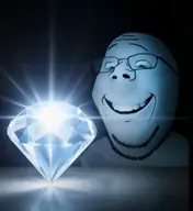 gem glasses happy meta:ai_generated open_mouth shiny smile stubble subvariant:wholesome_soyjak teeth upscaled variant:gapejak // 2048x2228 // 426.7KB