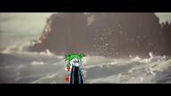 4chan animated anime arm bloodshot_eyes burning clothes crying deep_fryer fire flood flooding glasses green_hair hair hand irl_background music oil open_mouth sound soyjak stretched_mouth stubble thick_eyebrows tshirt variant:cryboy_soyjak video yotsoyba // 1920x1080, 19.2s // 2.1MB