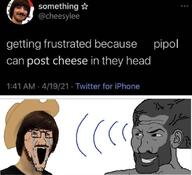 cheese crying don_turtelli gigachad lee_goldson meta:tagme nas:gigachad twitter variant:cryboy_soyjak // 820x747 // 59.5KB