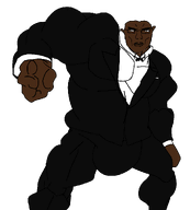 bald black_skin clothes gore_(strange_journey) megami_tensei muscles muscular_male point request resurrected shin_megami_tensei smt strange_journey subvariant:unbotheredchud suit ubergesault variant:chudjak // 1170x1297 // 41.3KB