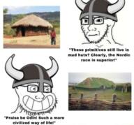 calarts frown glasses grin helmet history horned_helmet smile so_true soyjak soyjak_comic stubble subvariant:soyak_(irritated) text variant:soyak viking // 640x595 // 357.3KB