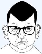 closed_mouth croat ear glasses hair punisher_face soyjak variant:brandon // 864x1113 // 153.1KB