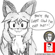 2soyjaks animal averi clothes drawing eyebrows eyes fox furry glasses hair meta:tagme seal soyjak speech_bubble stubble subvariant:chudjak_seething text thumbs_up variant:a24_slowburn_soyjak variant:chudjak white_background white_skin // 1500x1500 // 1.5MB