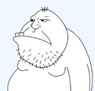 angry beard buck_teeth hair series:muttverse subvariant:abomimutt template transparent_background variant:meximutt white_skin yeti // 888x849 // 14.8KB