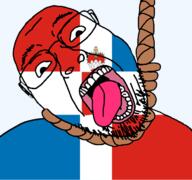 ack animal bear bible christianity crown dead eastern_orthodox flag flag:perm_krai glasses hair hanging krai open_mouth orthodox_cross perm_krai polar_bear rope russia skin soyjak stubble suicide teeth tongue transparent transparent_background variant:bernd white yellow_teeth // 768x719 // 47.4KB