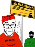 KEEP_TAKING_LZZZZZZZZ Warrior-Z(user) award bush clothes glasses hat islamic janny serious soyjak stubble subvariant:chudjak_front variant:abortion_lover variant:chudjak variant:feraljak warning // 640x858 // 320.3KB