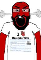 angry auto_generated balding beard clothes december december_12 glasses head_steam i_heart looking_at_you open_mouth red_skin series:on_this_day soyjak subvariant:science_lover text tshirt variant:markiplier_soyjak white_background wikipedia // 1440x2096 // 633.4KB