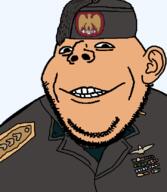 benito_mussolini clothes fascism hat italy looking_at_you medal smile stubble subvariant:gapealien transparent_background uniform variant:gapejak // 722x832 // 62.0KB