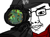 city furfag furnigger furry furtranny gator gemerald green_vision gun holding_rifle i_want_hug_that_gator people sniper sniper_rifle subvariant:chudjak_front variant:chudjak // 980x742 // 551.8KB