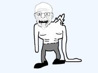 arm bald ear full_body glasses meta:outdated nipple split_jaw stubble teeth tongue trousers variant:volatilejak // 800x600 // 89.6KB