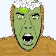 cream food foodjak glasses green_skin key_lime_pie lime open_mouth pie series:fruiterz! soyjak stubble subvariant:cobson_front variant:cobson variant:soyak // 800x800 // 102.0KB