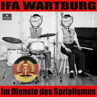 2soyjaks album_cover drum drum_set flag:east_germany glasses ifa_wartburg music red skin stubble variant:impish_soyak_ears white_skin // 900x900 // 491.1KB
